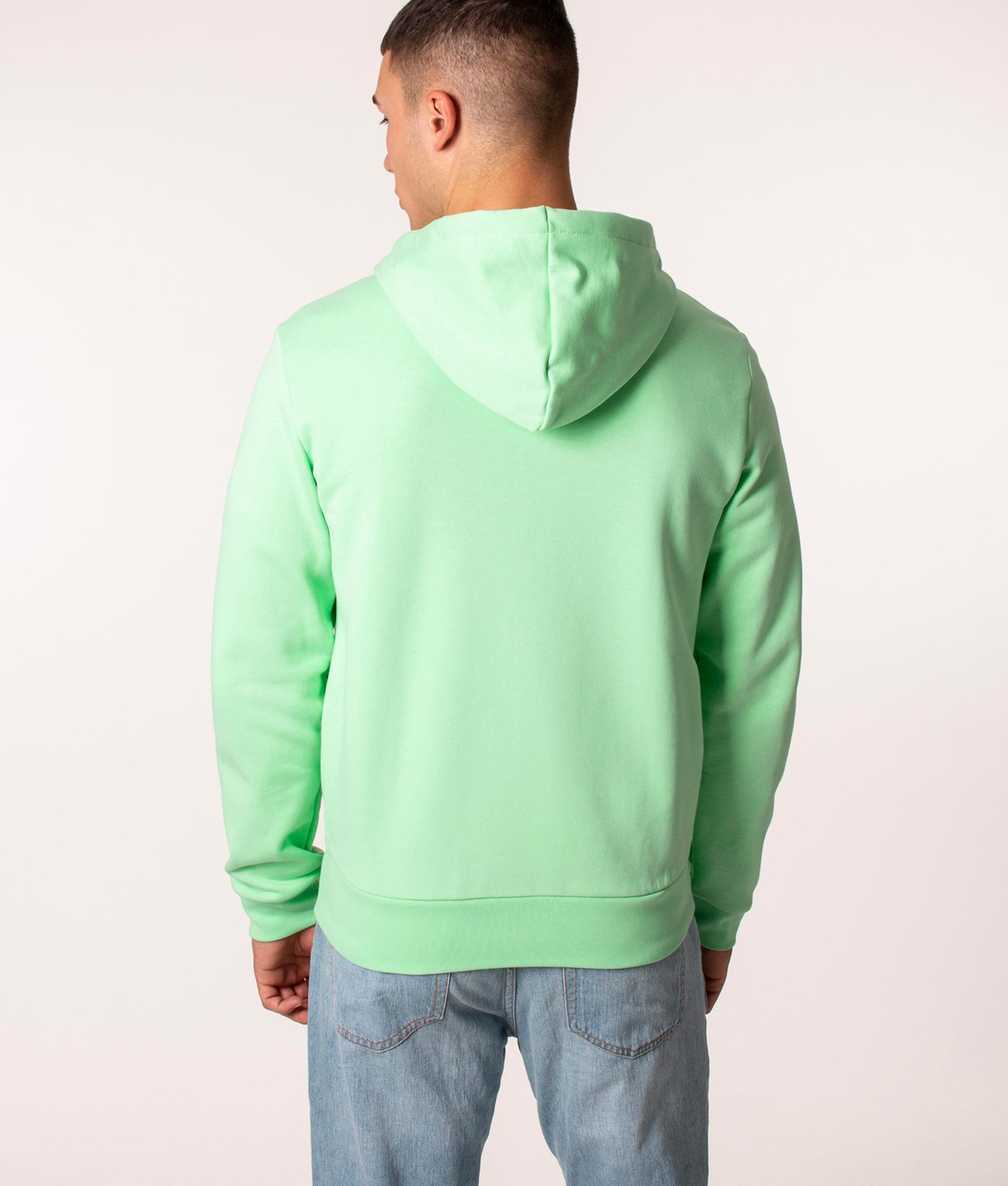 Zip Through Logo Hoodie Ash | Lacoste | EQVVS
