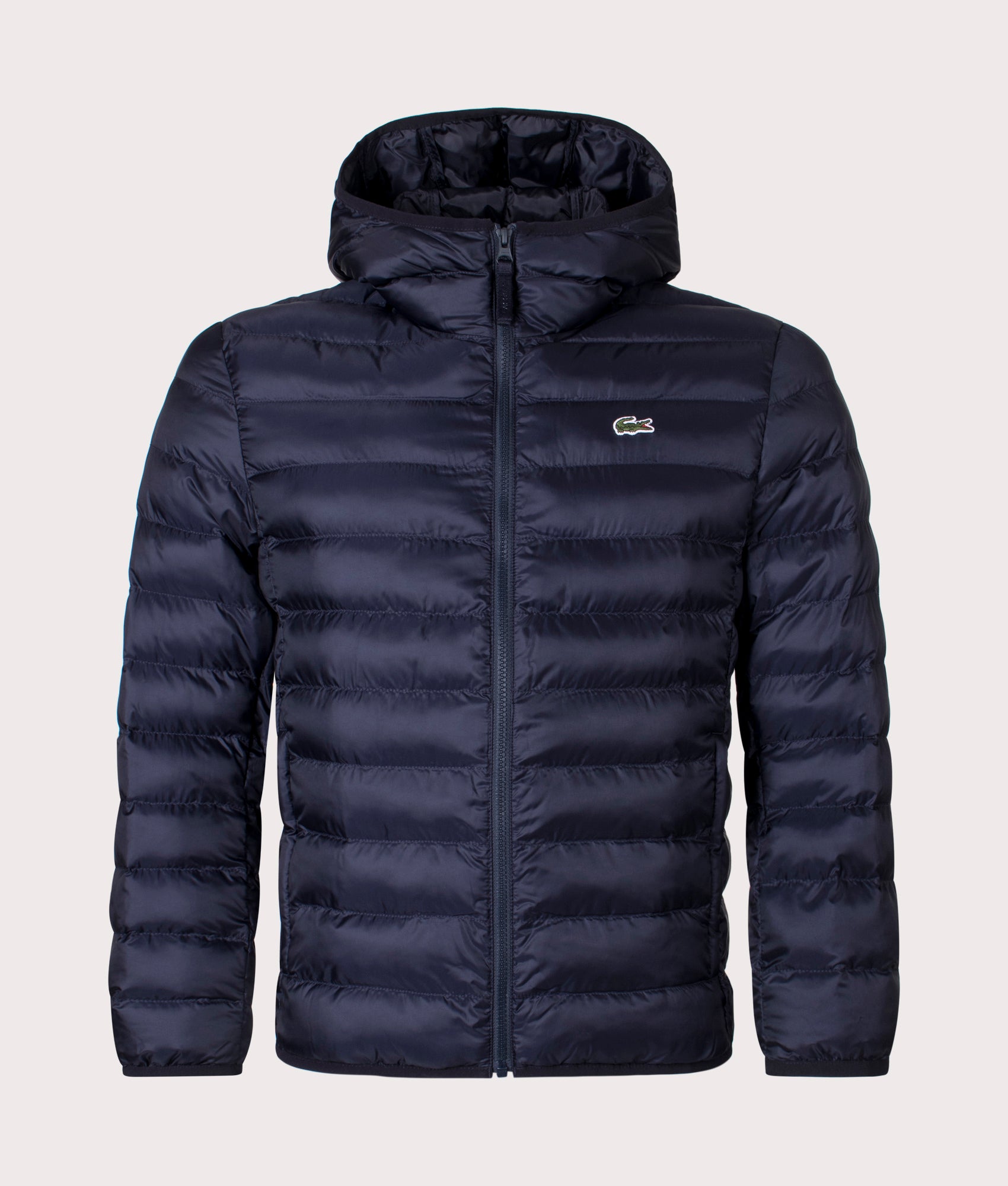 Quilted Hooded Short Jacket Abysm | Lacoste | EQVVS