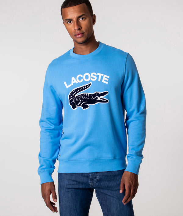 サイズ4 LACOSTE Unisex Loose Fit Heavy Cotton Badge T-Shirt - T-shirts - New
