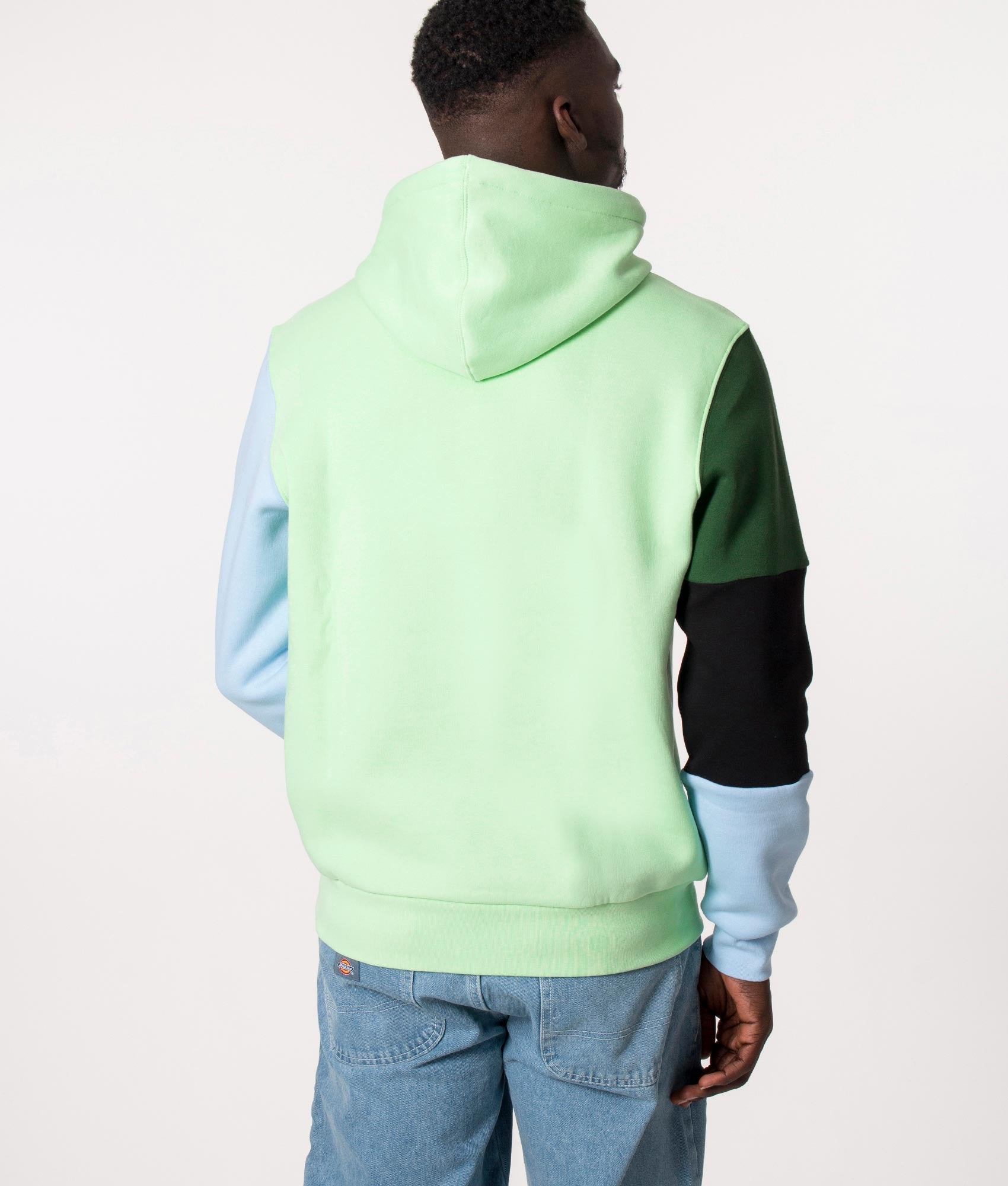 Colour-Block-Hoodie-Ash/Overview-Black-Green-Lacoste-EQVVS