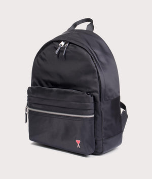 AMI-De-Ceour-Canvas-Backpack-Black-AMI-EQVVS