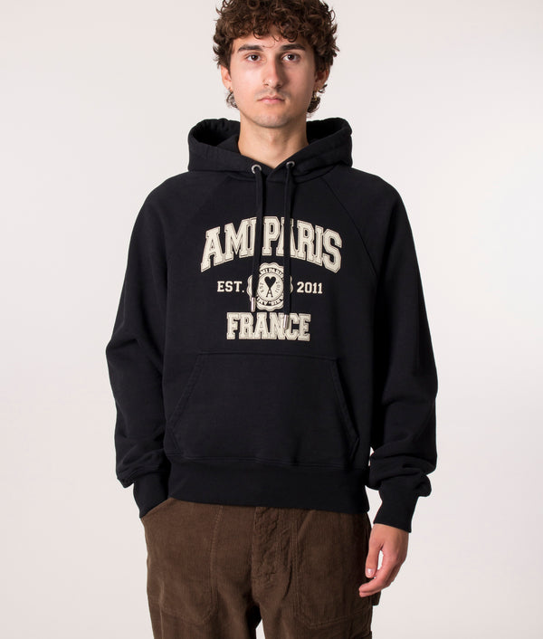 ★AMI PARIS★Alexandre Mattiussi Hoodie Black★USW224747001 ☆AMI PARIS☆Alexandre Mattiussi Hoodie Black☆USW224747001