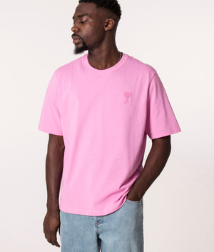 Tonal-Ami-De-Coeur-Logo-T-Shirt-Candy-Pink/Candy-Pink-AMI-EQVVS