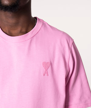 Tonal-Ami-De-Coeur-Logo-T-Shirt-Candy-Pink/Candy-Pink-AMI-EQVVS