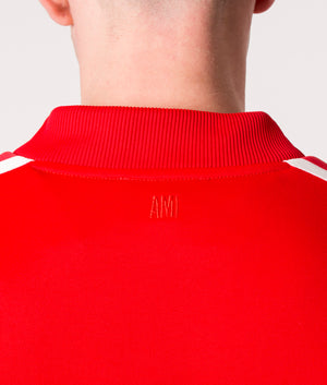 Twin-Stripe-Crew-Neck-Sweatshirt-Scarlet-Red-AMI-EQVVS