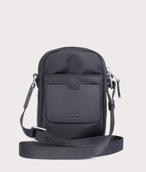AMI-De-Coeur-Phone-Pouch-Bag-Black-AMI-EQVVS