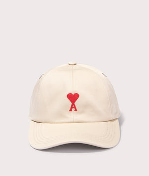 Red-ADC-Embroidery-Cap-Vanille-AMI-EQVVS