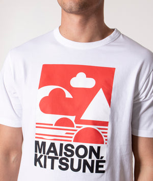 Red-Anthony-Burrill-Classic-T-Shirt-Shirt-White-Maison-Kitsune-EQVVS