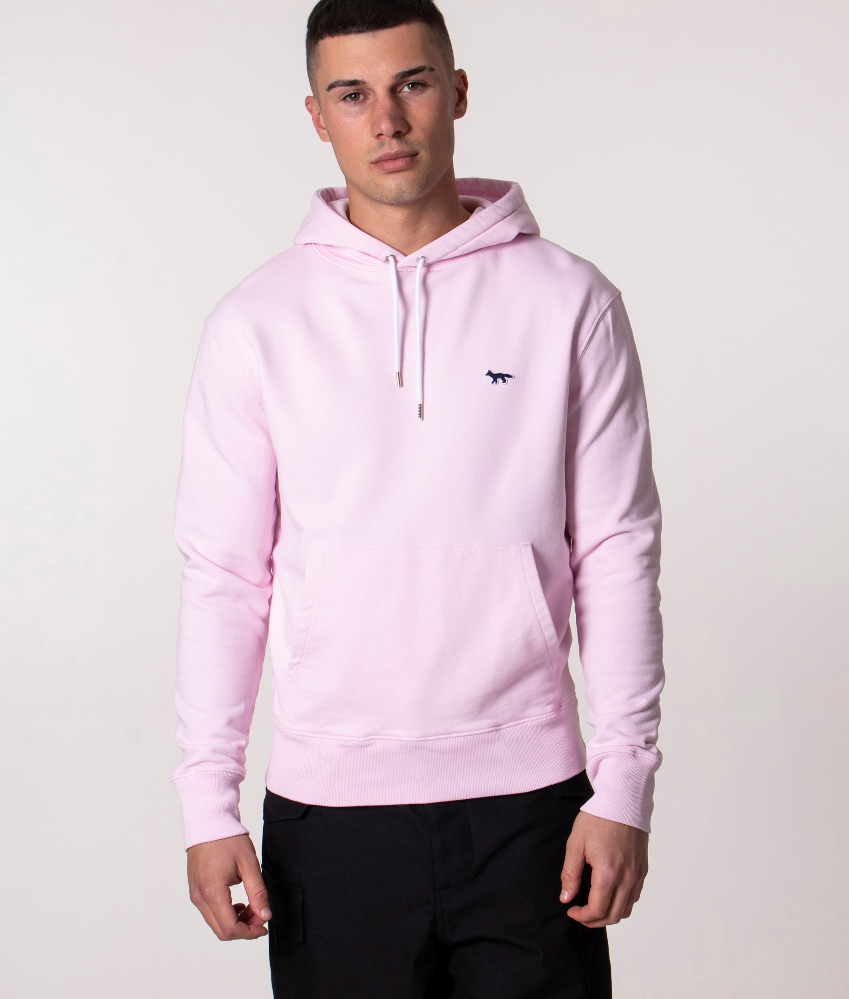 Navy-Fox-Patch-Classic-Hoodie-Light-Pink-Maison-Kitsune-EQVVS