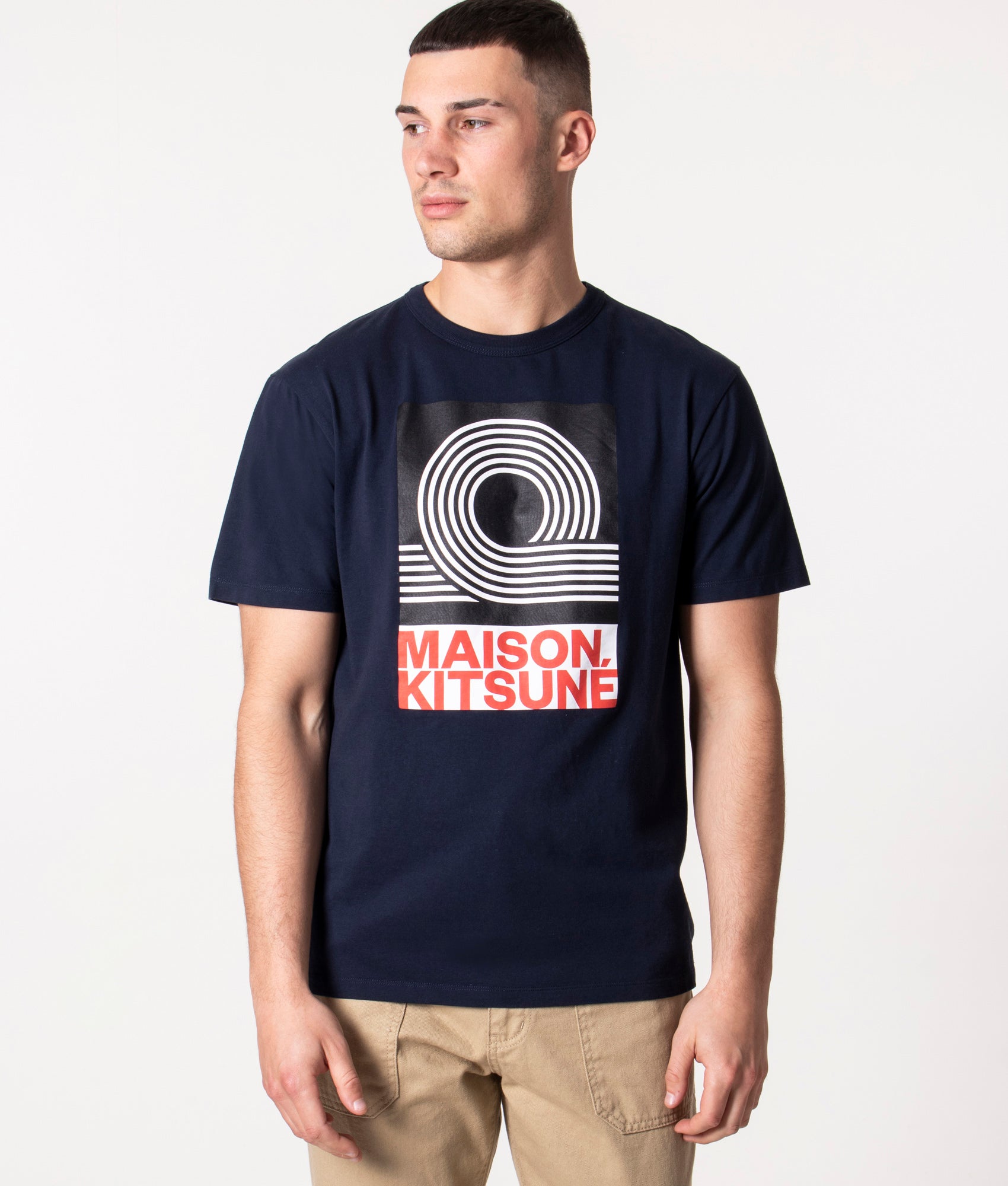 Slim-Fit-Anthony-Burrill-T-Shirt-Navy-Maison-Kitsune-EQVVS
