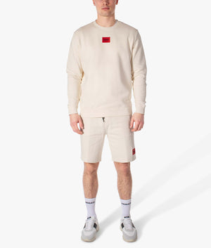 Dizz222-Sweatshort-Natural-HUGO-EQVVS