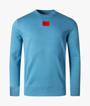 Diragol212-Patch-Logo-Sweatshirt-Medium-Blue-HUGO-EQVVS