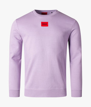 Diragol212-Patch-Logo-Sweatshirt-Light-Pastel-Purple-HUGO-EQVVS