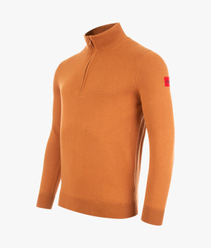 San-Quintus-L-Logo-Sweater-Medium-Brown-HUGO-EQVVS