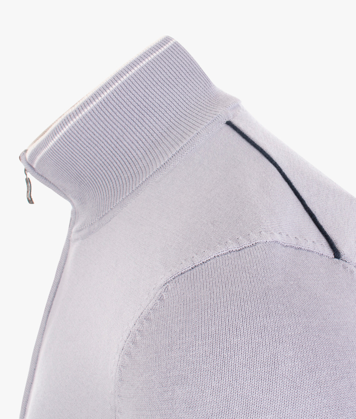 Quarter-Zip-Neck-Logo-Sweater-Open-Blue-BOSS-Athleisure-EQVVS