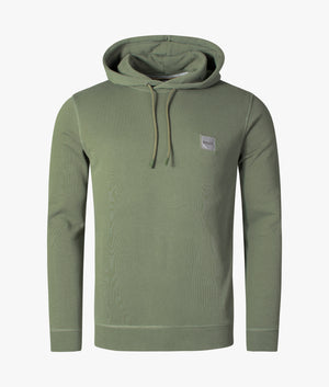 Casual Wetalk Hoodie-Open-Green-BOSS-EQVVS