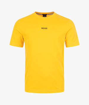 Casual-Relaxed-Fit-T-Shirt-Yellow-BOSS-EQVVS