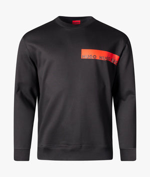Dranach-Sweatshirt-Black-HUGO-EQVVS