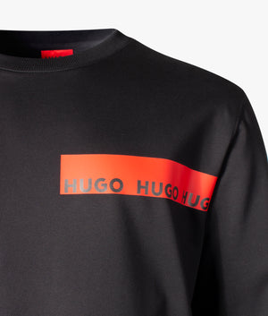 Dranach-Sweatshirt-Black-HUGO-EQVVS