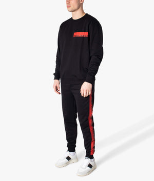 Dranach-Sweatshirt-Black-HUGO-EQVVS