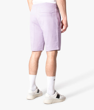 Diz222-Red-Logo-Label-Shorts-Light/Pastel-Purple-HUGO-EQVVS