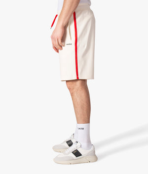 Datinir-Logo-Tape-Side-Stripe-Shorts-Natural-HUGO-EQVVS