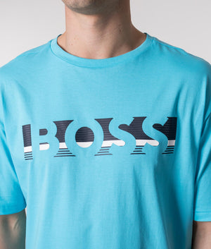 Relaxed-Fit-Athleisure-Colour-Block-Logo-T-Shirt-Light/Pastel-Blue-BOSS-EQVVS