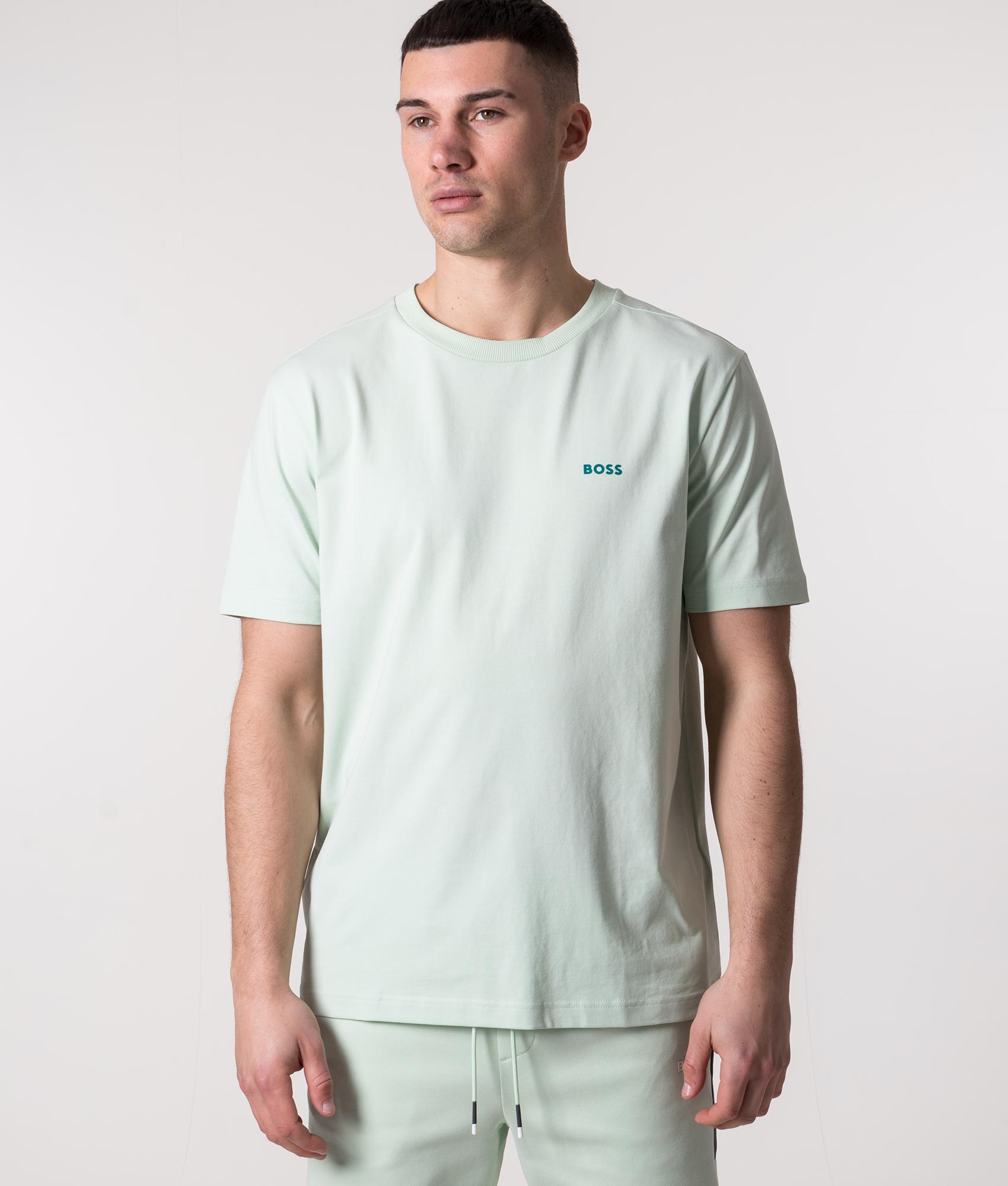 Relaxed-Fit-Stretch-T-Shirt-Open-Green-BOSS-EQVVS