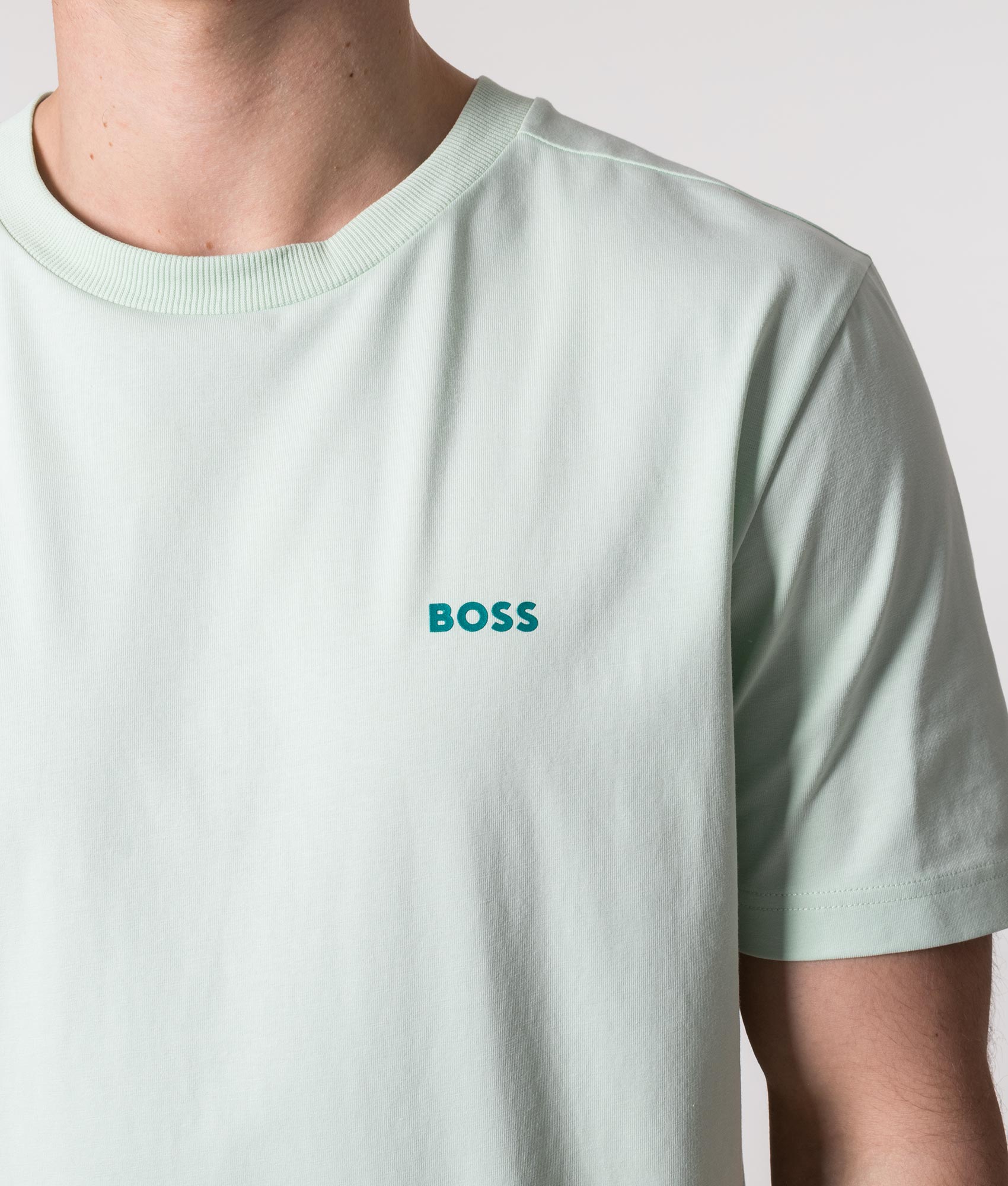 Relaxed-Fit-Stretch-T-Shirt-Open-Green-BOSS-EQVVS
