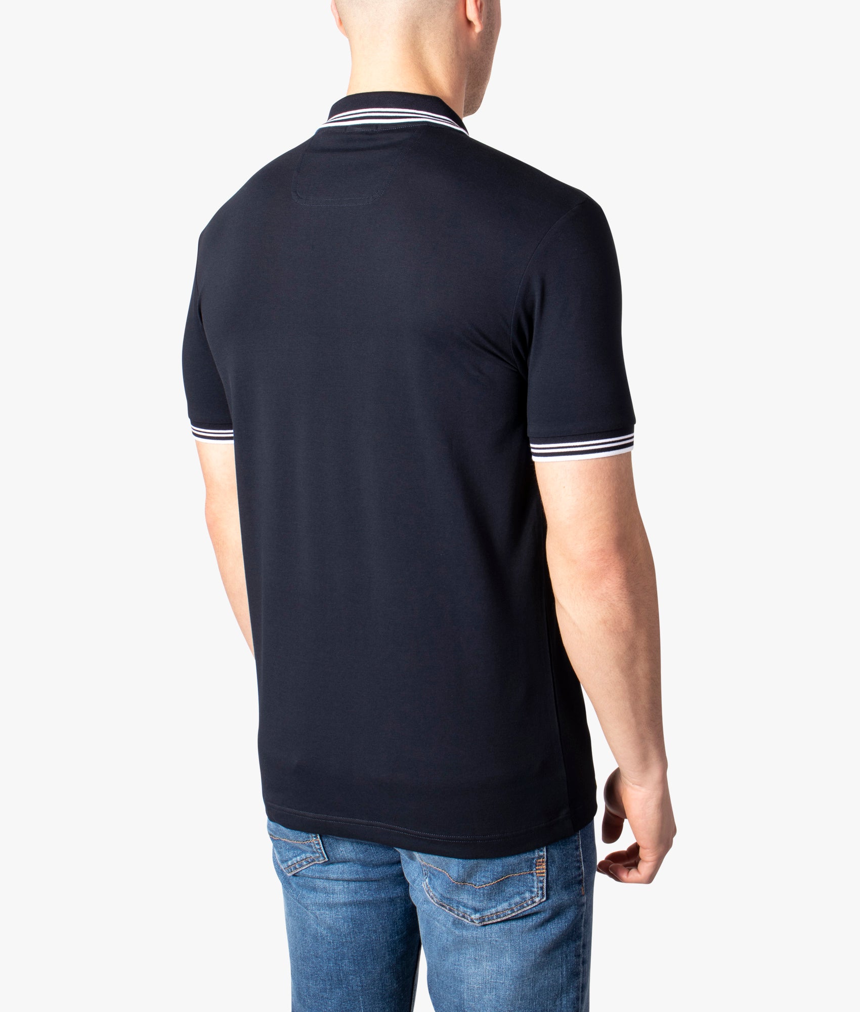 Slim Fit Paul Curved Logo Polo Shirt