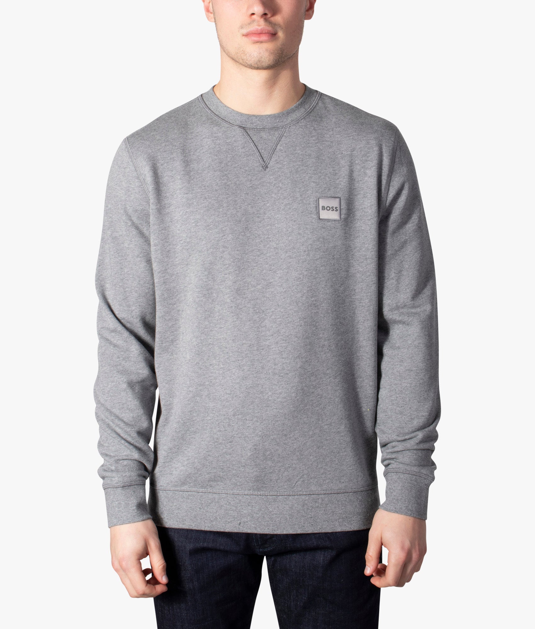 Relaxed-Fit-Westart-Sweatshirt-Light/Pastel-Grey-BOSS-EQVVS