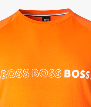 Slim-fit-RN-T-Shirt-Medium-Orange-BOSS-EQVVS