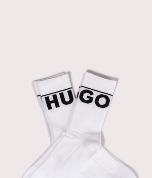 Two-Pack-of-Quarter-Length-Iconic-Rib-Sports-Socks-White-HUGO-EQVVS