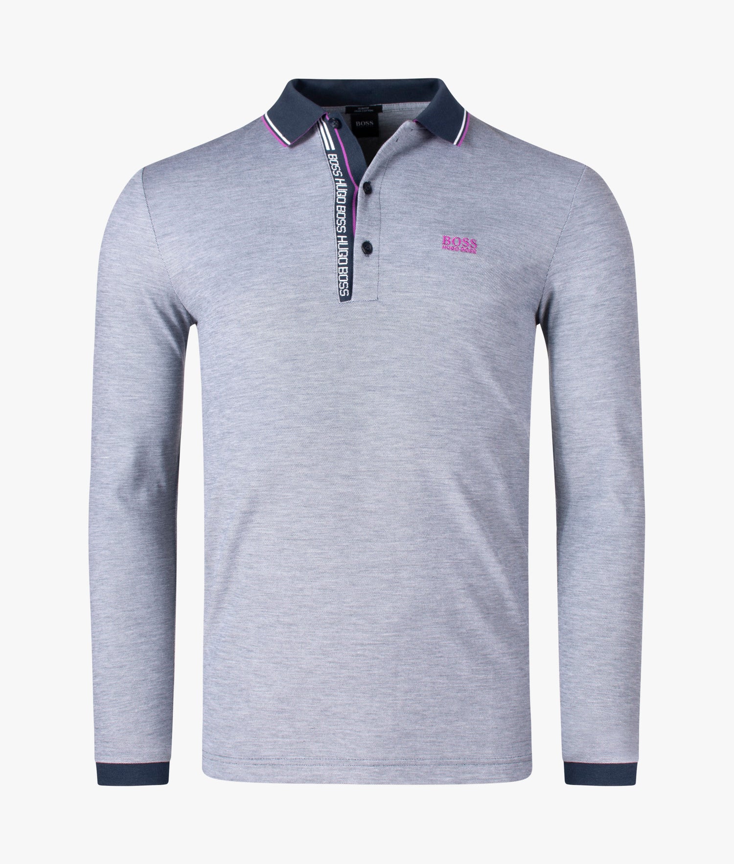 Long Sleeve Polo Hugo Boss Pleesy Long Sleeve Pleesy Polo Shirt