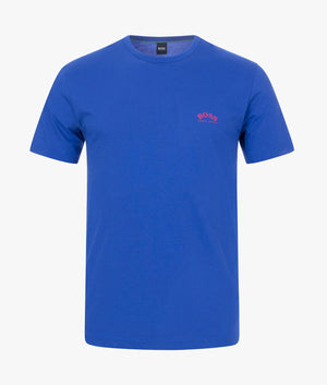 Curved-Logo-T-Shirt-Medium-Blue-BOSS-EQVVS