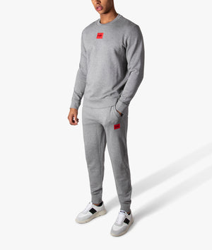 Diragol212-Patch-Logo-Sweatshirt-Medium-Grey-HUGO-EQVVS