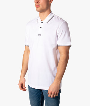 Casual-PChup-Central-Logo-Short-Sleeve-Polo-White-BOSS-EQVVS