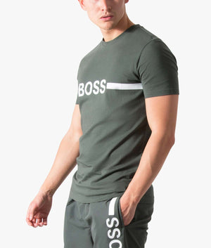 Slim-Fit-Chest-Logo-RN-T-Shirt-Dark-Green-BOSS-EQVVS