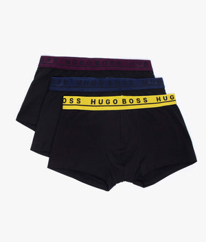 3 Pack Colour Waistbands Trunks