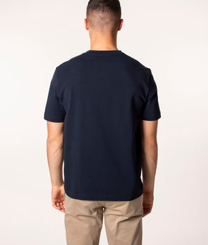 Relaxed Fit T-Chup T-Shirt in 404 Dark Blue, BOSS, EQVVS, Back Model Shot