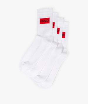 2Pack Rib Label Socks