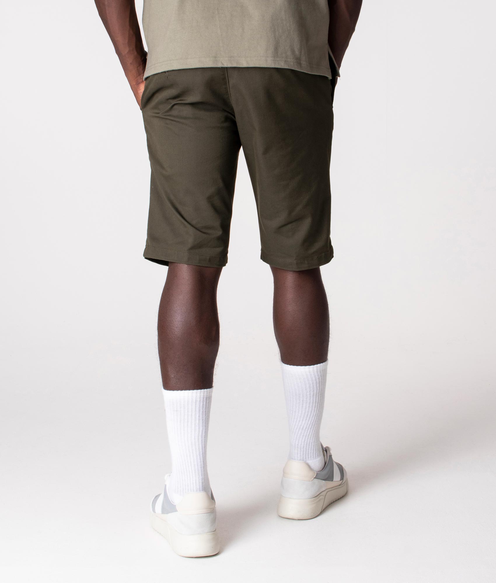 Sid Chino Shorts in Khaki, Carhartt WIP at EQVVS. Back Shot. 