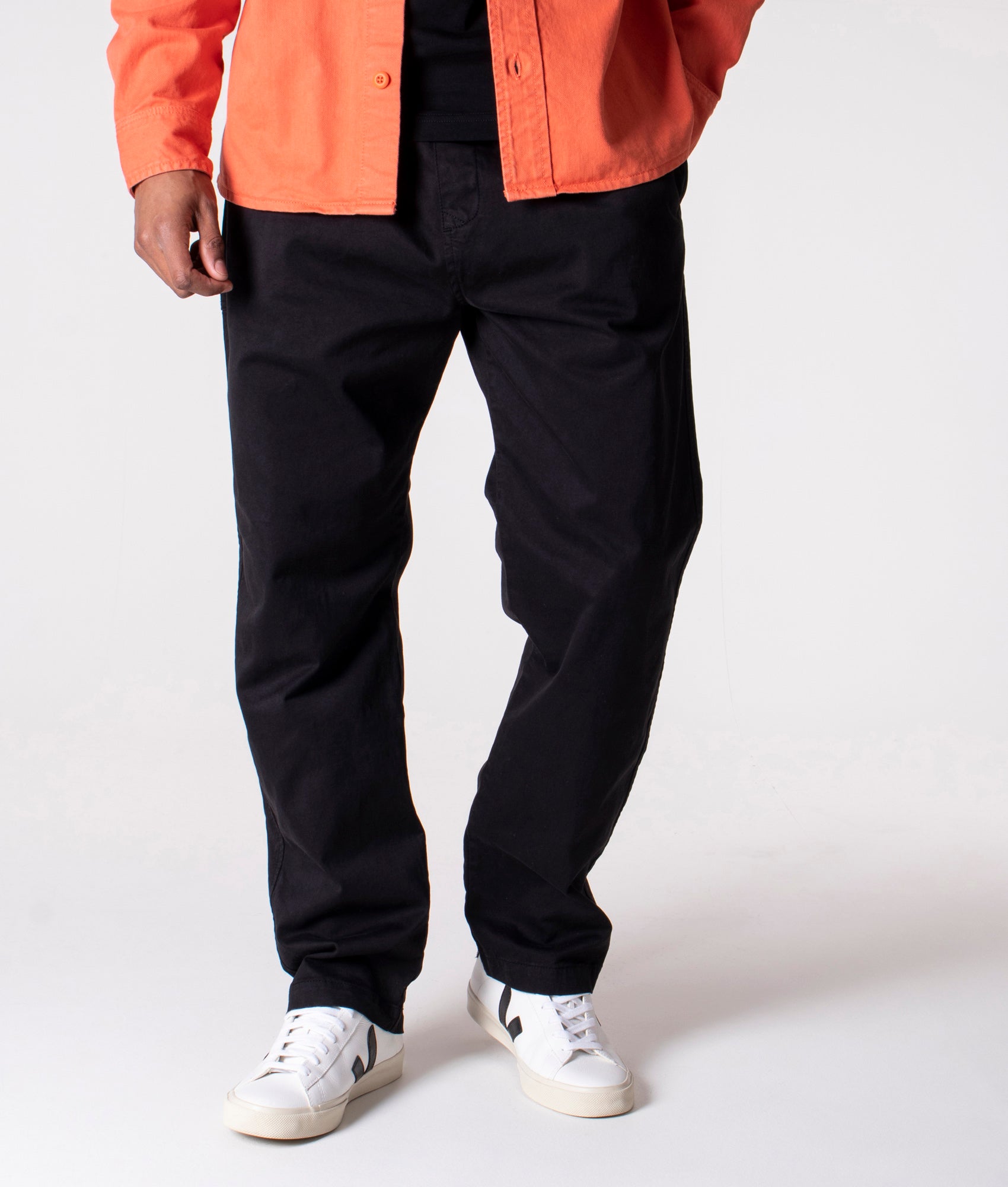 Relaxed Fit Lawton Pants Black | Carhartt WIP | EQVVS