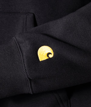 Quarter-Zip-Chase-Sweatshirt-Black/Gold-Carhartt-WIP-EQVVS