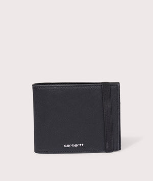 Coated-Billfold-Wallet-Black/White-Carhartt-WIP-EQVVS