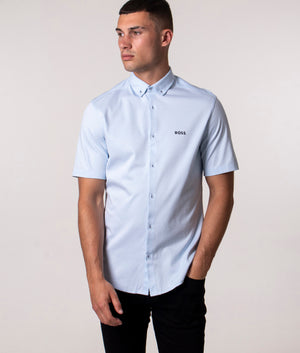 Biadia-Short-Sleeve-Shirt-Blue-Light-BOSS-EQVVS