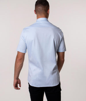 Biadia-Short-Sleeve-Shirt-Blue-BOSS-EQVVS