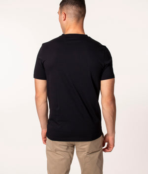 Thinking 1 T-Shirt in 002 Black, BOSS, EQVVS, Back Model Shot