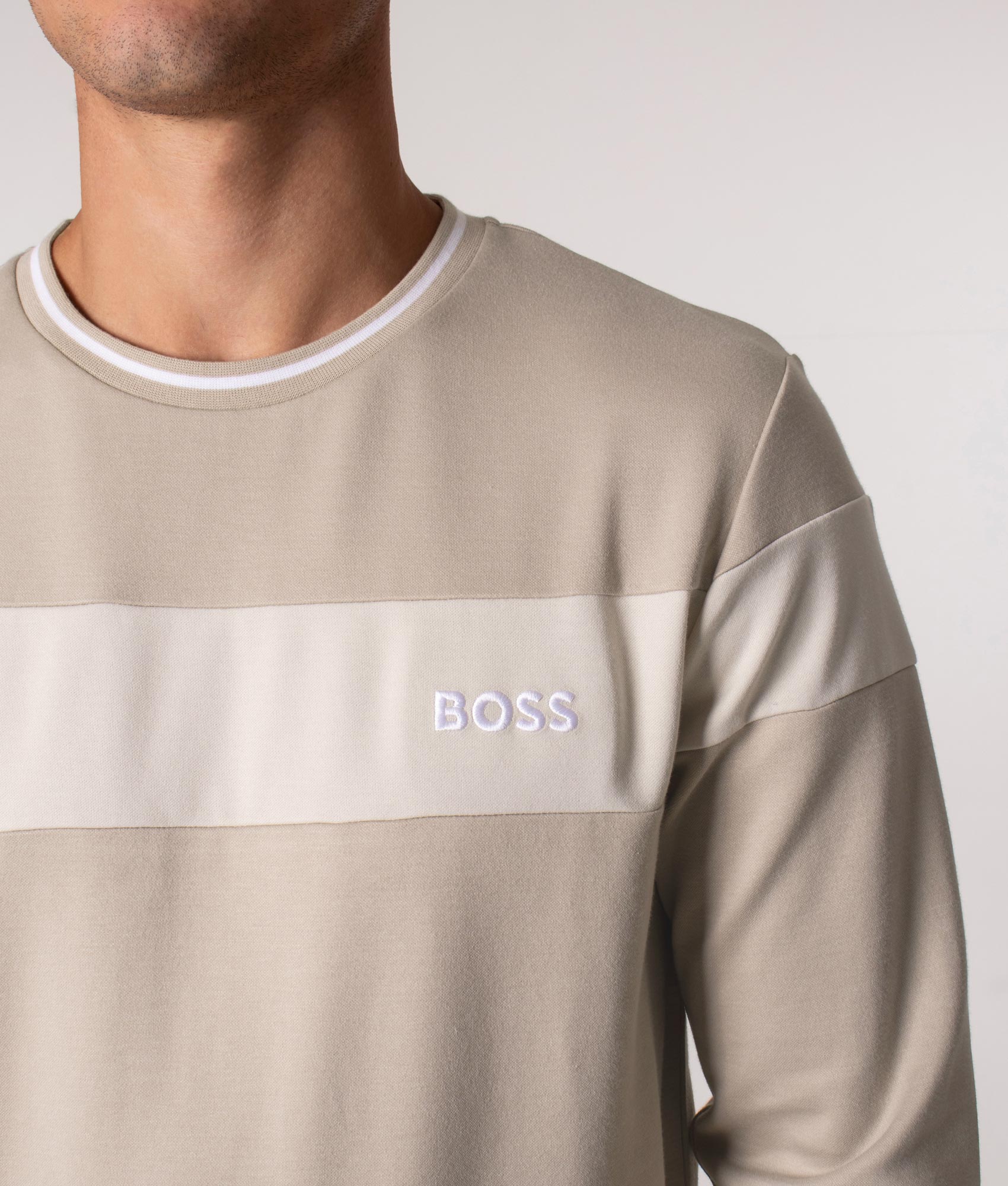 Tracksuit-Sweatshirt-Beige-BOSS-EQVVS