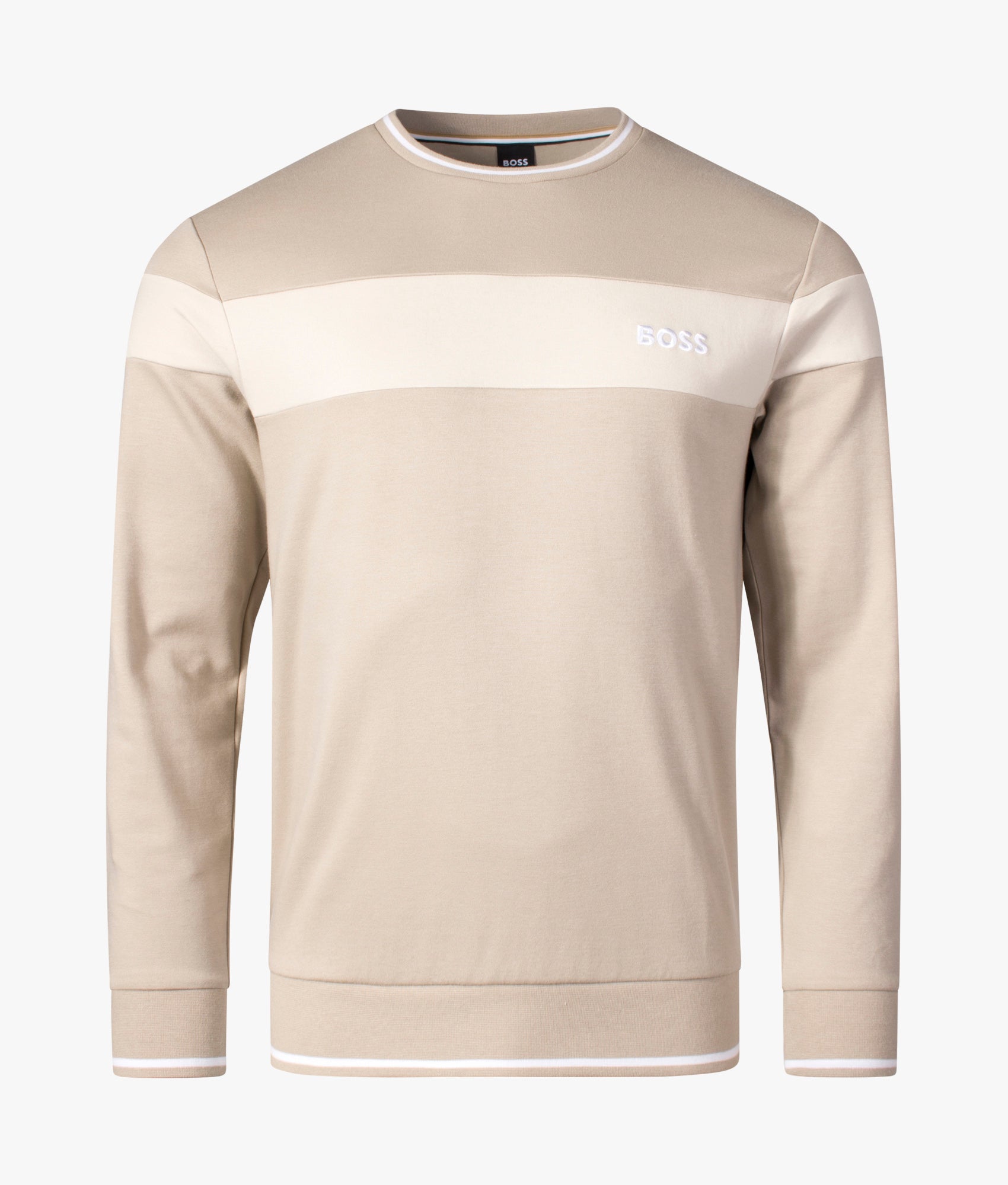Tracksuit-Sweatshirt-Beige-BOSS-EQVVS